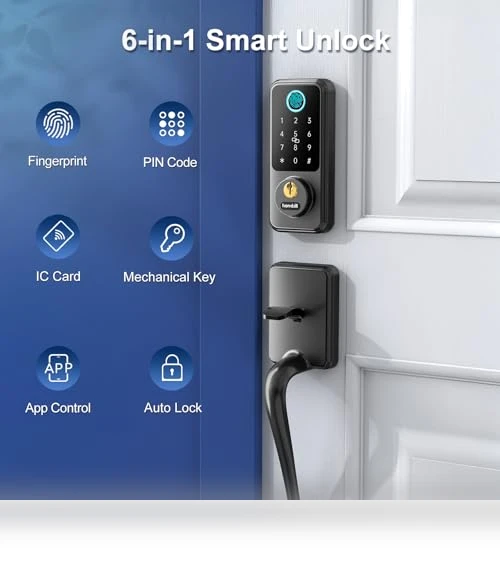 Keyless Entry Smart Lock Set — Deadbolts, hornbill