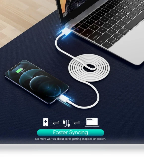 Long Lightning Cable with Wall Charger — Cables, Shenzhen Jiaxingyuan Technology Co., Ltd.