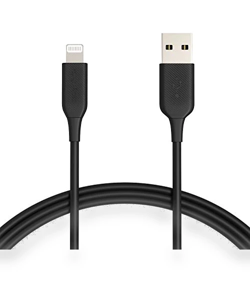 MFi Certified Lightning Charger Cable — Lightning, Amazon Basics