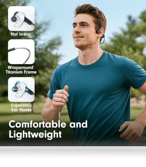 Open Ear Bluetooth Headphones — In-Ear Headphones, Qyzue