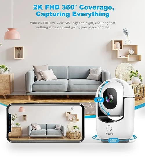Pan/Tilt Security Camera — Baby Monitors, Cloarks