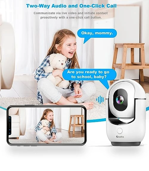 Pan/Tilt Security Camera — Baby Monitors, Cloarks
