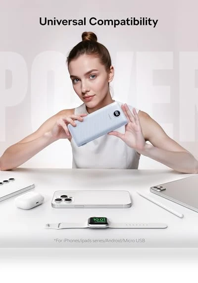 Portable Charger with Built-in Cables — Charging Solutions, VEGER
