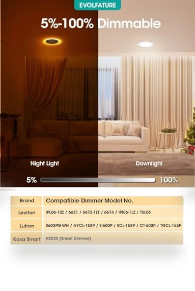 Recessed Lighting with Night Light — Recessed Lighting, EVOLFATURE