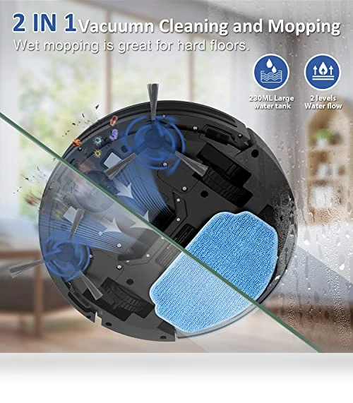 Robot Vacuum and Mop Combo — Smart Cleaning Robots, MAMNV