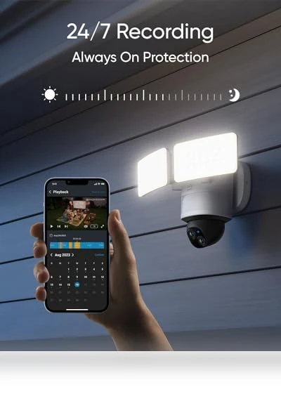 Security Camera Floodlight Camera — Security Cameras, Anker