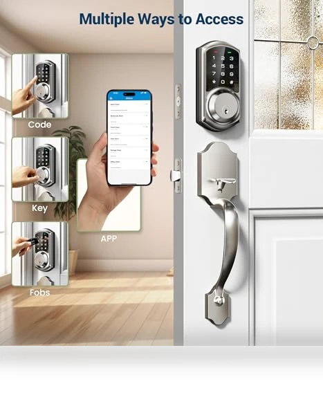 Smart Front Door Lock Set — Smart Home Security, Veise