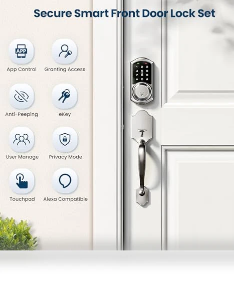 Smart Front Door Lock Set — Smart Home Security, Veise