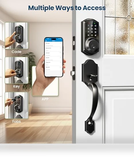Smart Front Door Lock Set — Smart Home Security, Veise