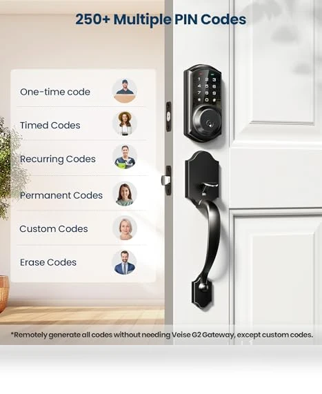 Smart Front Door Lock Set — Smart Home Security, Veise