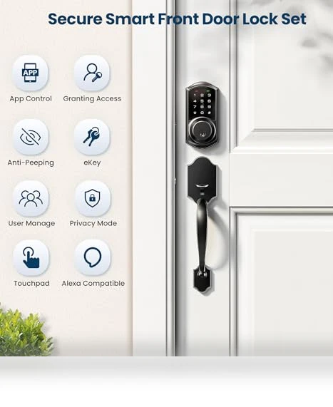 Smart Front Door Lock Set — Smart Home Security, Veise