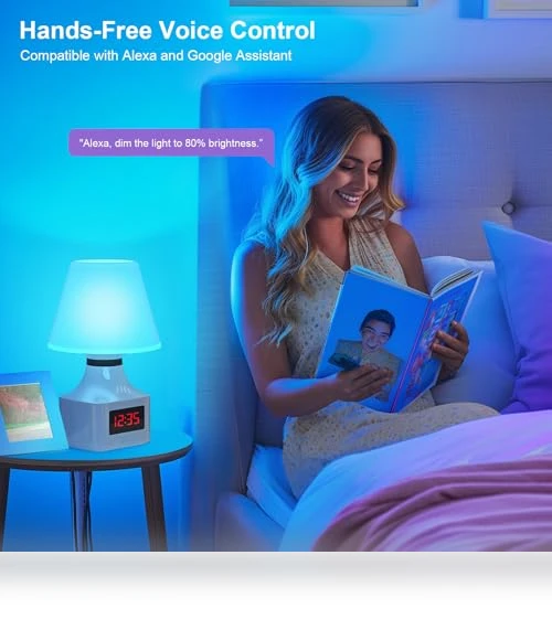 Smart Light Bulbs 2 Pack — LED, FRIDEKO HOME