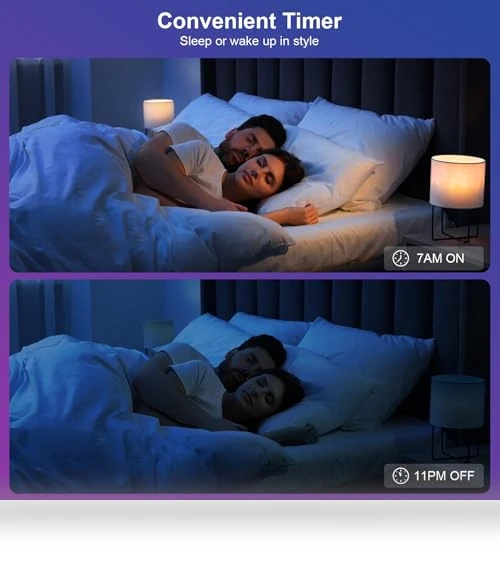 Smart Light Bulbs 2 Pack — LED, FRIDEKO HOME