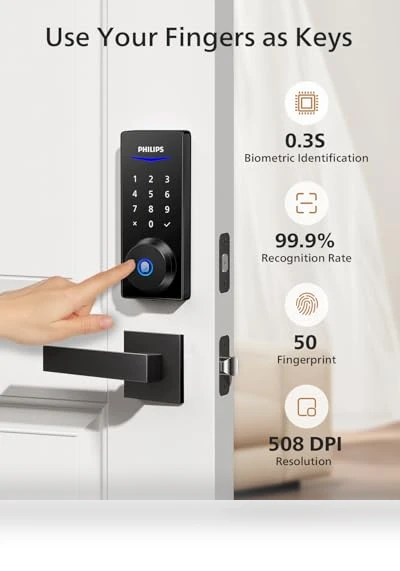 Smart Lock with Handles — Smart Home Security, Philips