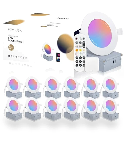 Smart Recessed Lighting — LED, POWERASIA