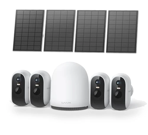 Solar Security Cameras Wireless Outdoor — Smart Home Security, WUUK