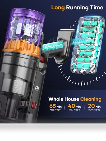 Stick Vacuum Cleaner with Smart Display — Smart Cleaning Robots, CHEBIO