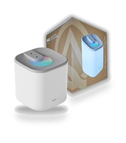 Ultrasonic Air Humidifier with LED Lights — Diffusers, ALQMIA