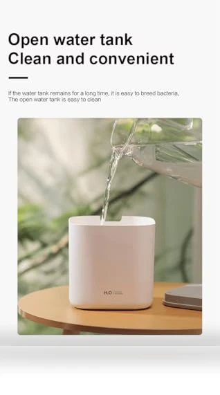Ultrasonic Air Humidifier with LED Lights — Diffusers, ALQMIA