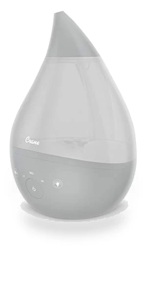 Ultrasonic Cool Mist Humidifier with Sound Machine, Night Light, Aroma Tray — Air Moisturizers, Crane