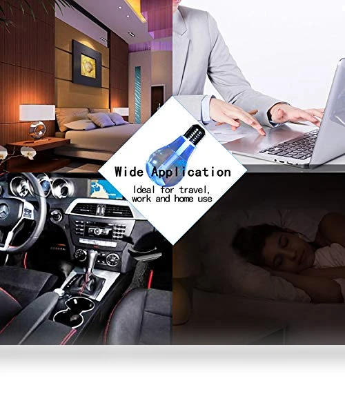 USB Air Humidifier Bulb Lamp — Air Moisturizers, CHUNGHOP