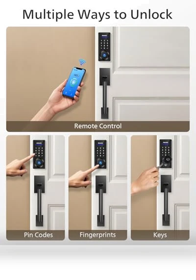 Wi-Fi Smart Lock with Handle — Smart Home Security, Philips