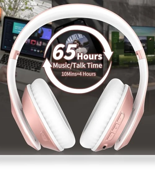 Wireless Bluetooth Headphones Over Ear — Over-Ear Headphones, Glynzak