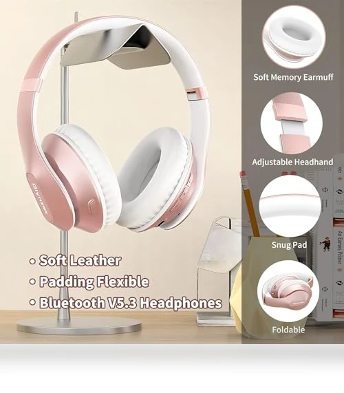 Wireless Bluetooth Headphones Over Ear — Over-Ear Headphones, Glynzak
