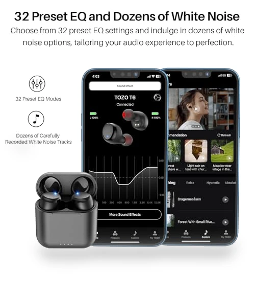 Wireless Earbuds — In-Ear Headphones, TOZO