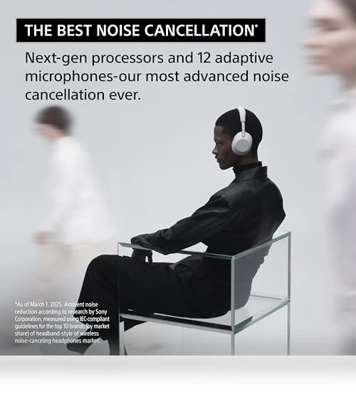 Wireless Noise Canceling Headphones — Over-Ear Headphones, Sony