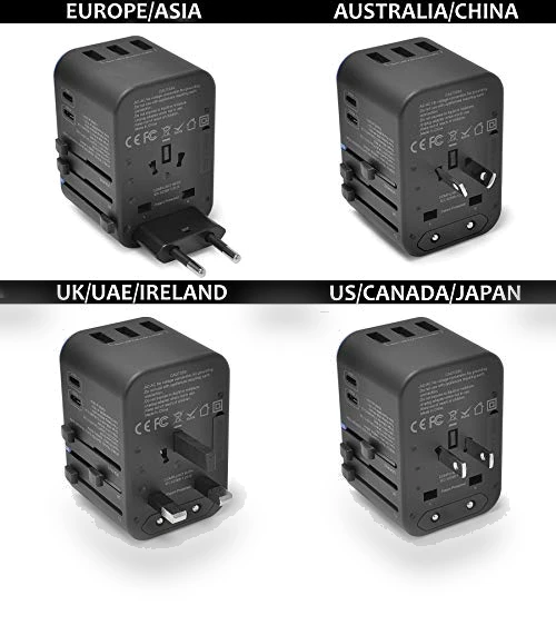 World International Travel Plug Adapter — Power Solutions & Surge Protection, Ceptics