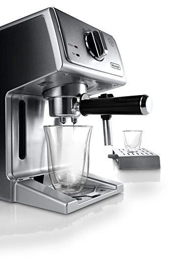 15 Bar Pump Espresso and Cappuccino Machine with Premium Adjustable Frother — Coffee & Espresso Combos, De'Longhi