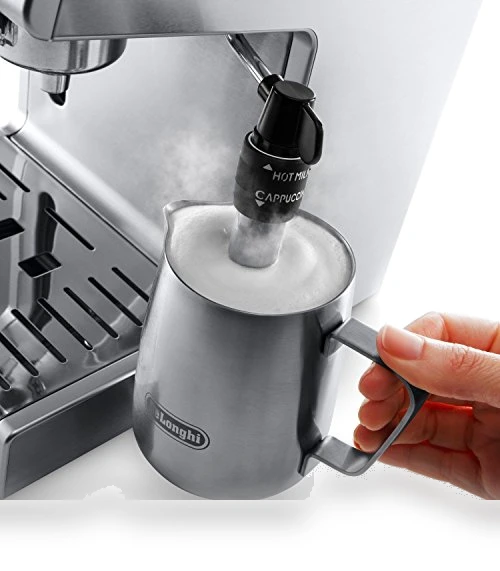 15 Bar Pump Espresso and Cappuccino Machine with Premium Adjustable Frother — Coffee & Espresso Combos, De'Longhi
