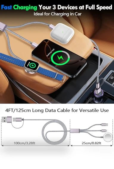 3-in-2 Multi Fast Charging Cable — Chargers & Cables, xiwxi
