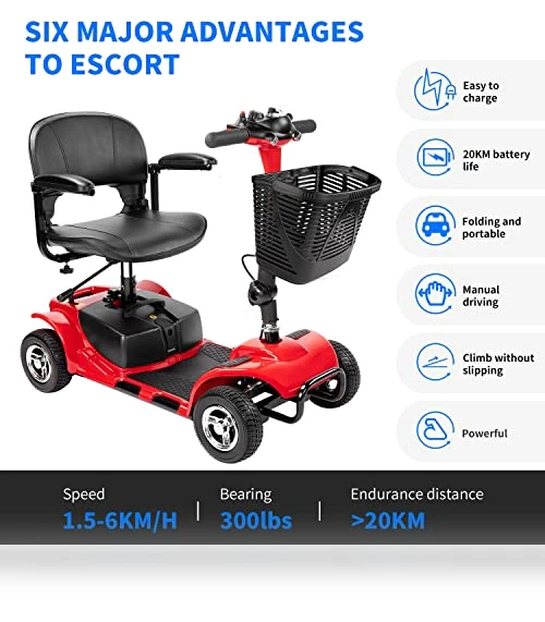 4 Wheel Mobility Scooter — Electric Self-Balancing Scooters, FERBAM