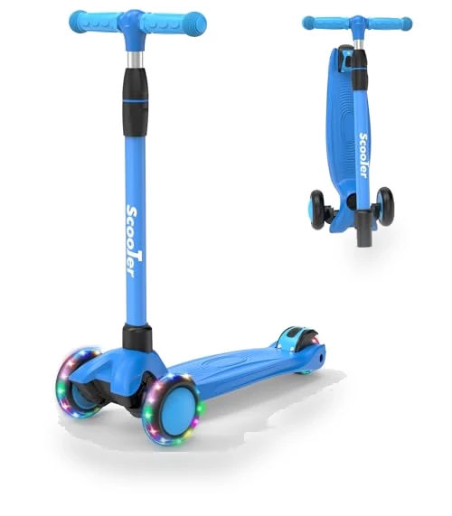 Adjustable Height Kick Scooter with Removable Seat — Push Scooters, EVLIQUIL