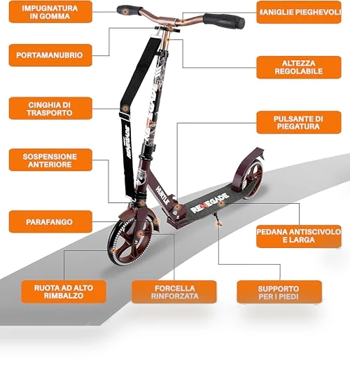 Adjustable Kick Scooter — Push Scooters, Hurtle