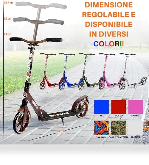 Adjustable Kick Scooter — Push Scooters, Hurtle
