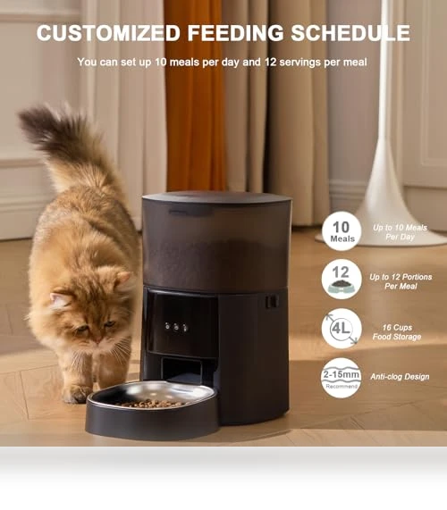 Automatic Pet Feeder with App Control — Feeders, MZZ