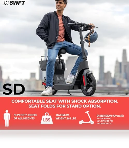 Compact Foldable Scooter — Electric Self-Balancing Scooters, SWFT
