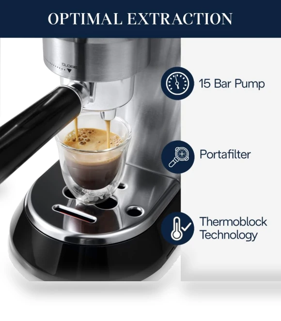 Dedica Espresso Machine — Coffee & Espresso Combos, De'Longhi