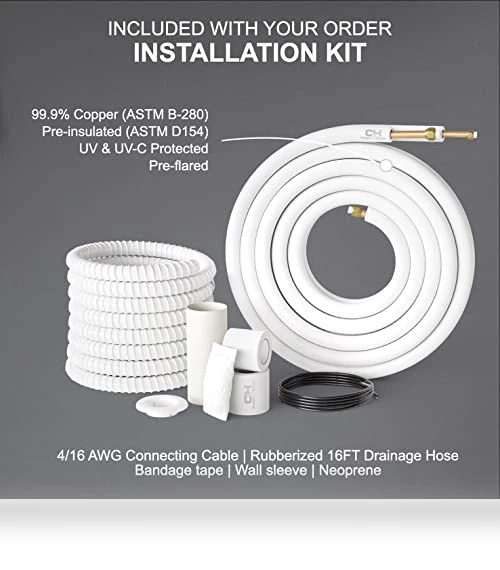 Dual Zone Wall Mount Ductless Mini Split A/C Air to Air Inverter Heater — Split-System, Cooper & Hunter