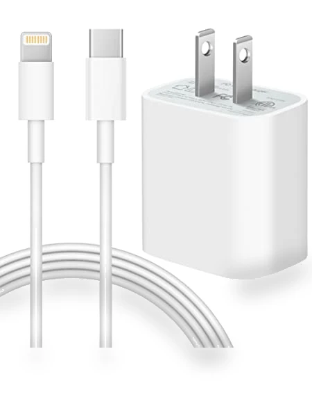 Fast Charging 20W PD USB C Wall Charger with 6FT Cable — Chargers, Coreykin