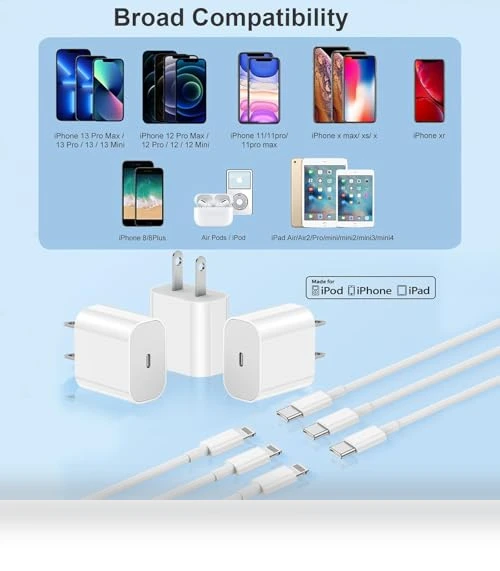 Fast Charging iPhone Charger Set — Chargers, Susnwere