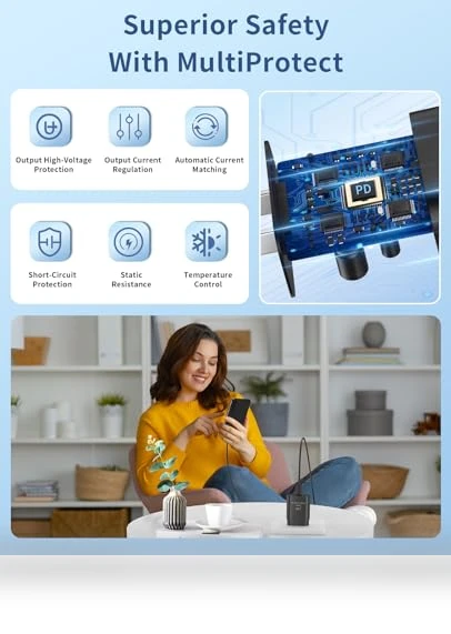 Fast Charging USB C Charger Block with Cable — Chargers, Qntry