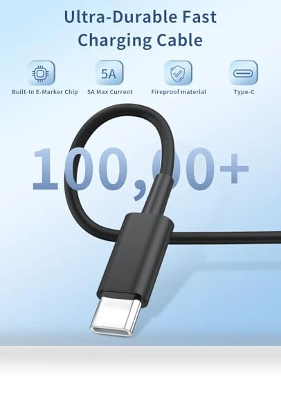 Fast Charging USB C Charger Block with Cable — Chargers, Qntry