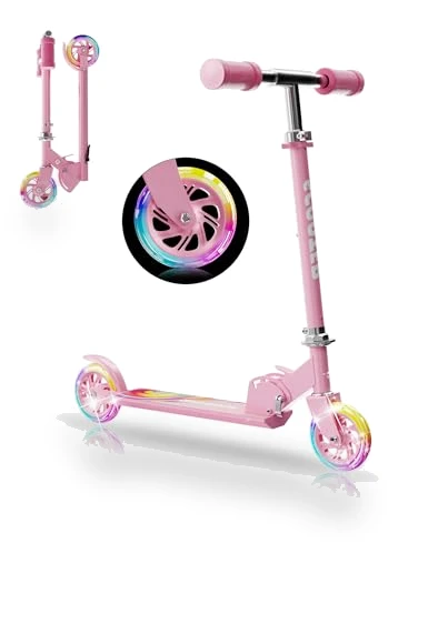 Kids Kick Scooter with LED Light Up — Push Scooters, Guwph
