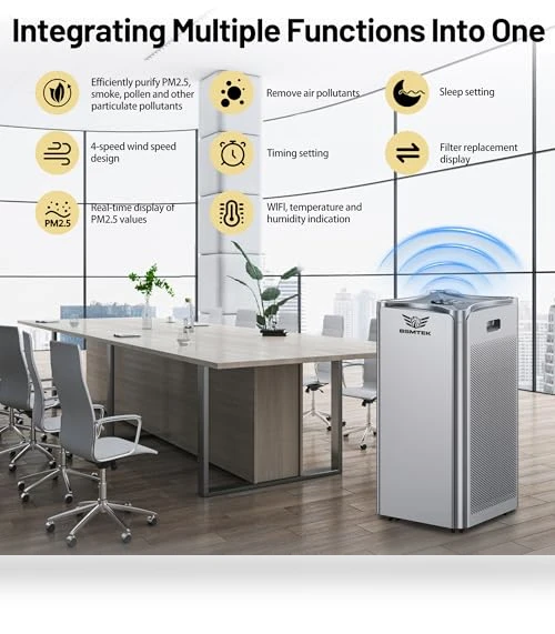 Large Room Air Purifier — Activated Carbon Air Purifiers, BSMTEK