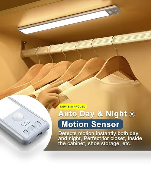 Motion Sensor LED Under Cabinet Lighting — Under-Cabinet Mounts, Reoshine