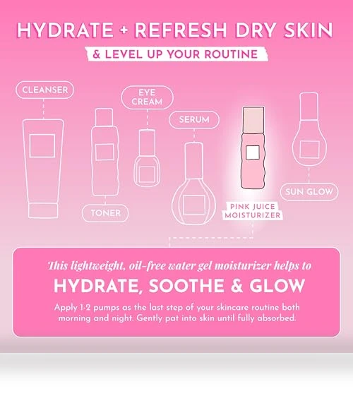 Pink Juice Water Gel Face Moisturizer — Facial Sprays, Glow Recipe
